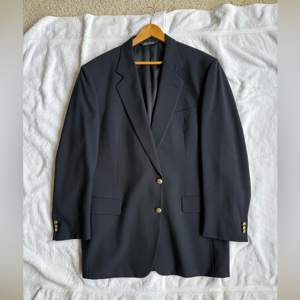 Jos A. Banks Blue Blazer.  46 L.